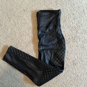 Spanx Moto Quilted Leggings